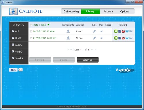 signup for callnote